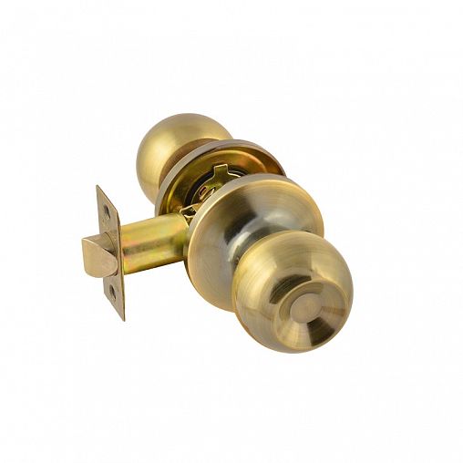 Защелка межкомнатная Нора-М ISPARUS ЗШ-05, без запирания, старая бронза фото