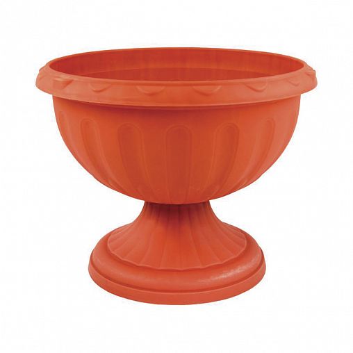 Вазон Альтернатива Джулия, 8 л, коричневый фото