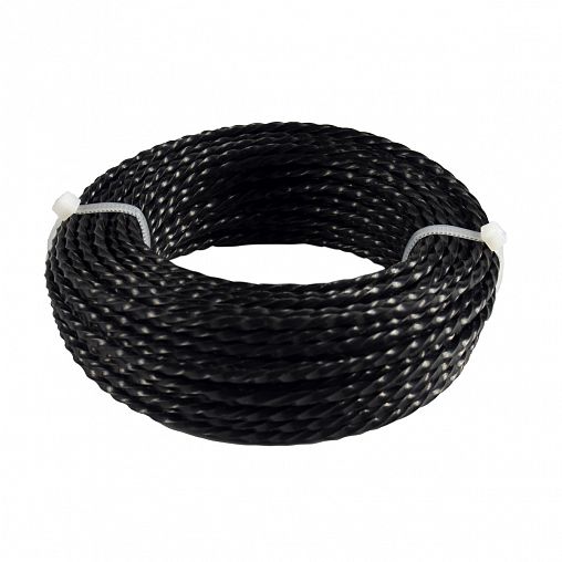 Леска для триммера Шабашка, скрученный квадрат, диаметр 2,4 мм, длина 15 м фото