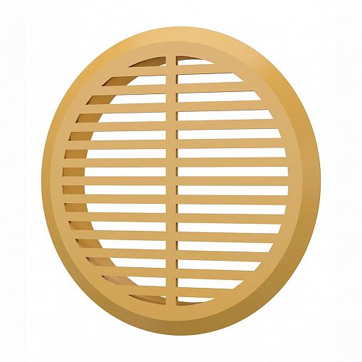 Переточная вентиляционная решетка Era 05ДП 1/4 беж, пластиковая, с фланцем D 45 мм, D 50 мм, 4 шт фото