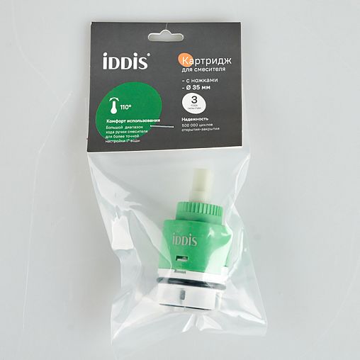 Картридж для смесителя IDDIS 999C35H0SM, с ножками, 35 мм фото