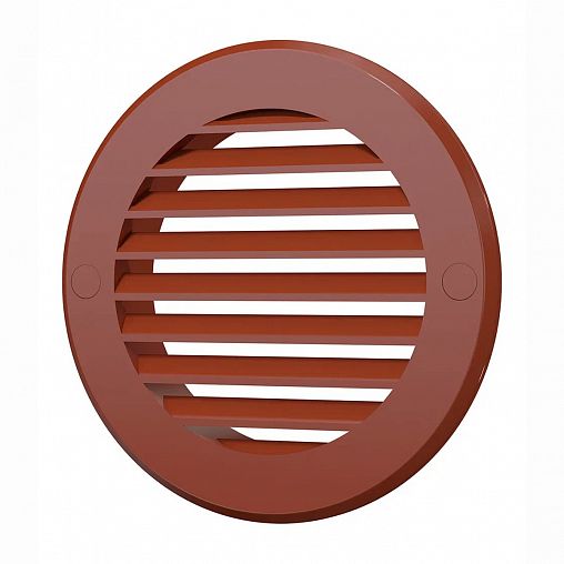 Вентиляционная решетка Era 10РКН терр, пластиковая, с фланцем D 100 мм, D 136 мм фото