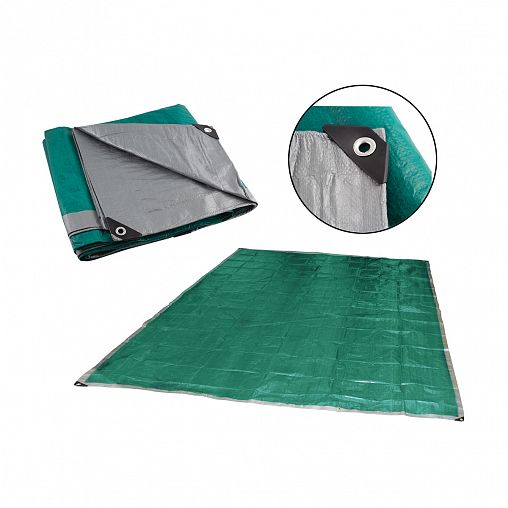 Тент хозяйственный универсальный Ecos, 4 x 6 м, плотность 100 г/м² фото