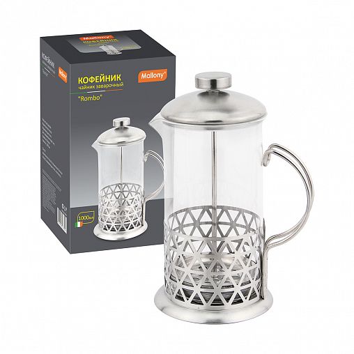 Френч-пресс Mallony Rombo, 0,6 л фото