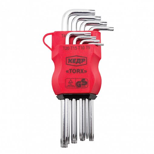 Ключи шестигранные Кедр Torx, Т9 - Т40, 8 шт фото