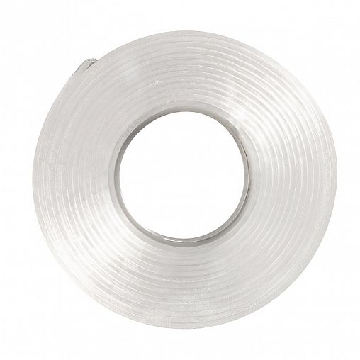 Скотч двусторонний многоразовый Park, усиленный, 30 мм x 3 м, прозрачный фото