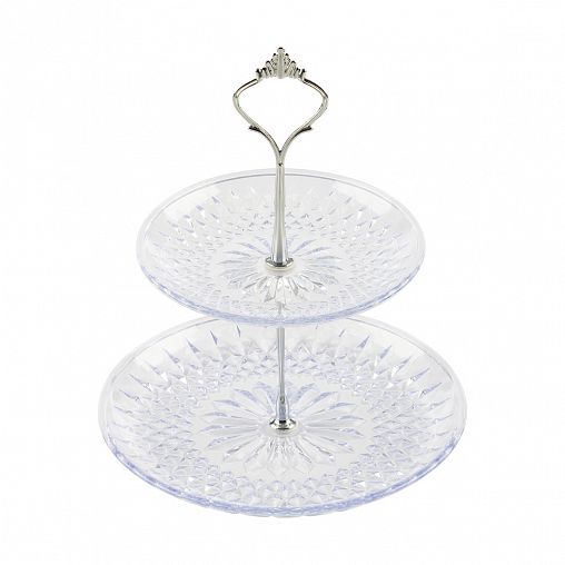 Фруктовница Mallony Camila, 2 яруса, d 25/20 см фото