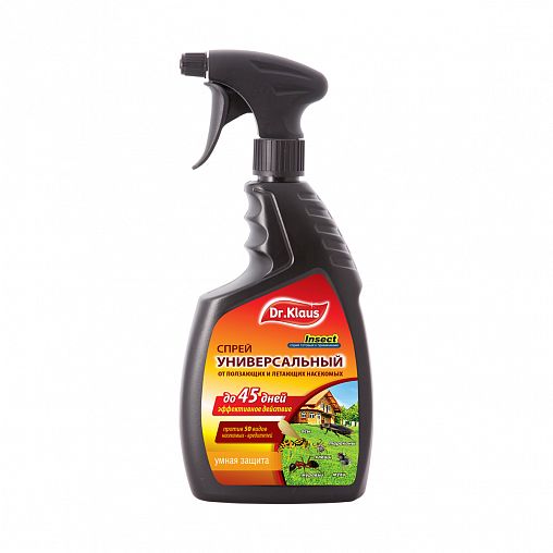 Средство от летающих и ползающих насекомых Dr. Klaus универсальный, спрей, 750 мл фото