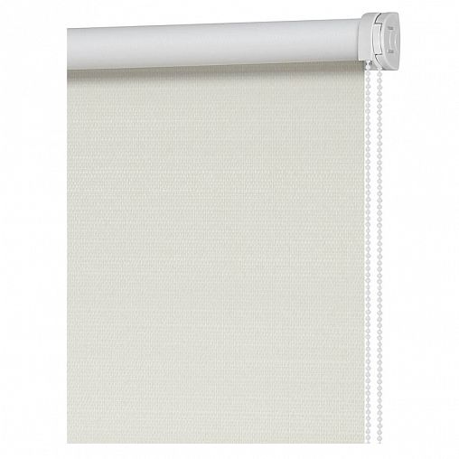 Рулонная штора Decofest Шалюр Молочный, блэкаут, миниролл, 40 x 160 см фото