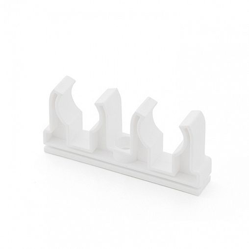 Опора для труб полипропиленовая РТП 25 мм, двойная фото