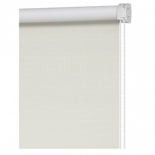 Рулонная штора Decofest Шалюр Молочный, блэкаут, миниролл, 100 x 160 см фото