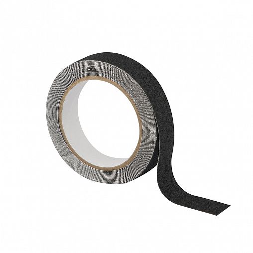 Лента клейкая Park противоскользящая, 25 мм x 5 м, черная фото