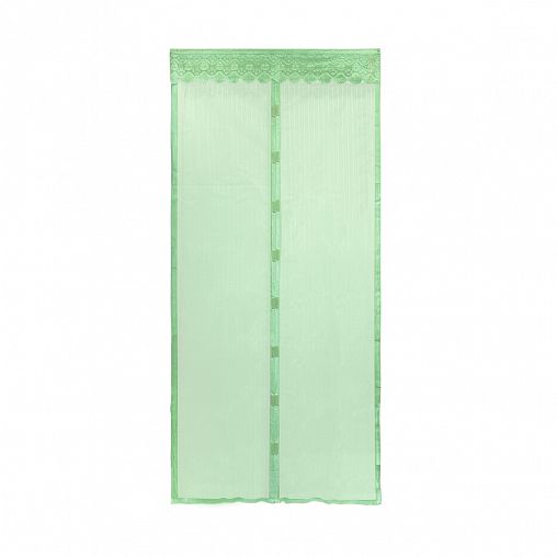 Москитная сетка на дверь Рыжий кот Капутомоскито, на магнитах, 1 x 2,1 м, зеленая фото