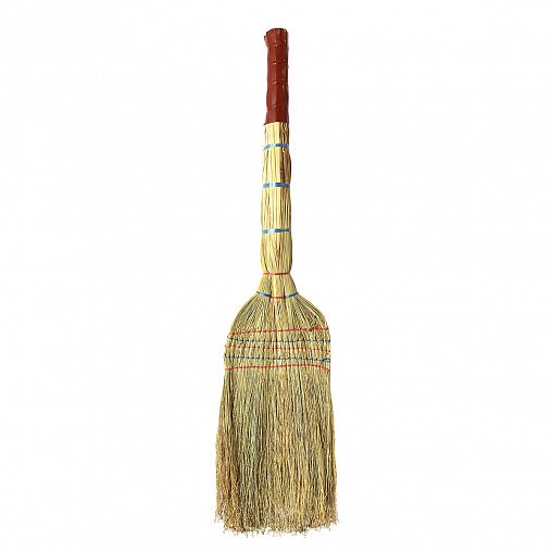 Веник сорго York Люкс, прошивной, 5 рядов фото