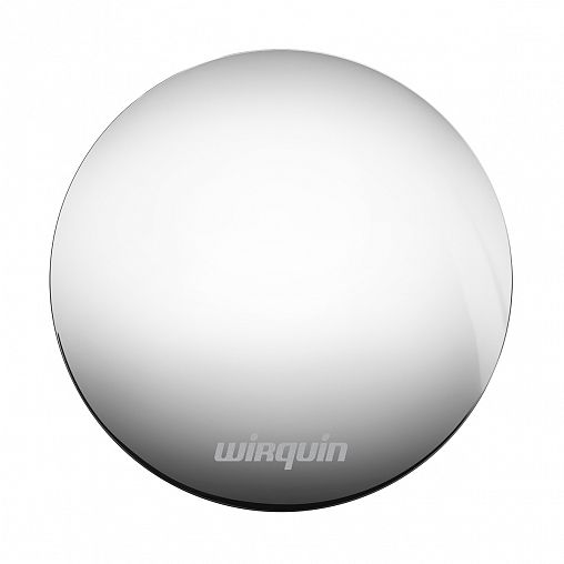 Донный клапан для раковины Wirquin Quick Clac, 1 1/4", удлиненный, крышка 63 мм, с переливом, хром фото