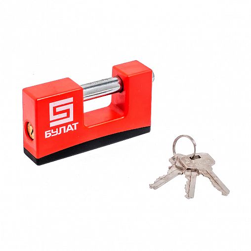 Замок навесной всепогодный Булат ВС 1-К95 ПЛ, d 12 мм, 3 ключа фото
