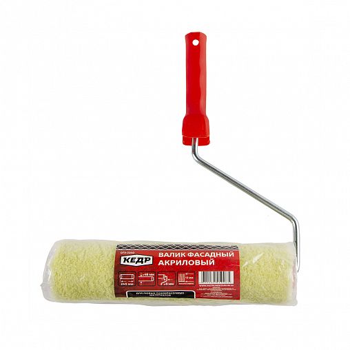 Валик акриловый фасадный Кедр, D48 x 240 мм, ворс 12 мм, бюгель 8 мм фото