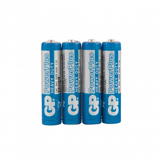 Батарейка GP Powerplus 24CEBRA-2S4, типоразмер ААА, 4 шт фото
