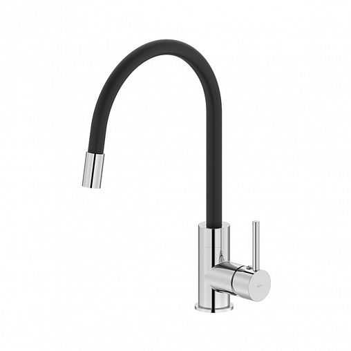 Смеситель для кухни IDDIS Kitchen 360, с гибким изливом, хром фото