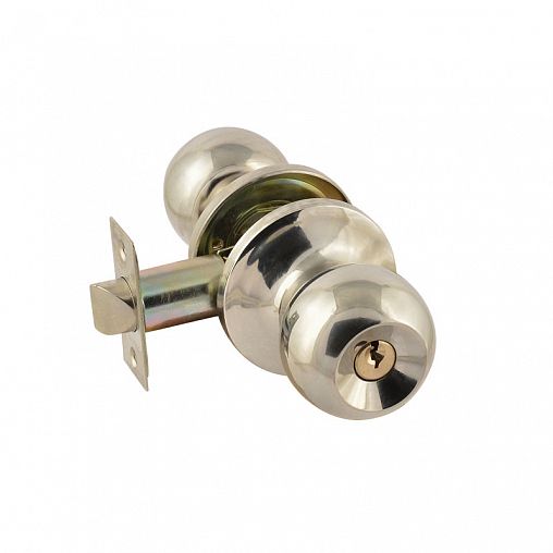 Защелка межкомнатная Нора-М ISPARUS ЗШ-01, ключ/фиксатор, матовый никель фото