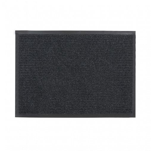 Коврик придверный SunStep Ребристый, влаговпитывающий, 60 x 90 см, черный фото
