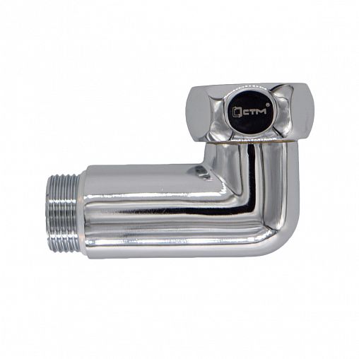 Уголок для монтажа полотенцесушителя СТМ CPLM0134, 1" x 1/2", внутренняя/наружная резьба фото