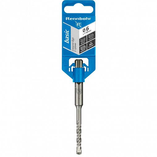 Бур для перфоратора Rennbohr Basic, 6 x 110 мм, SDS-Plus фото