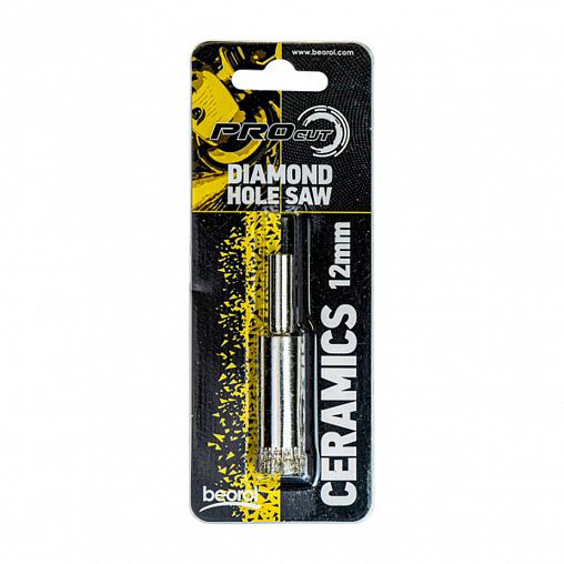 Коронка алмазная по керамике Beorol, d 12 мм фото