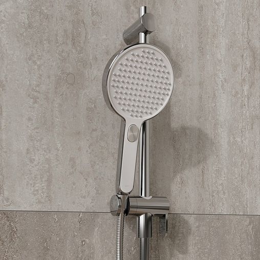 Лейка для душа IDDIS Esper ESP3FCRi18, 3 режима, хром/белая фото