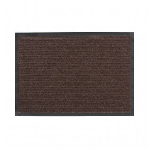 Коврик придверный SunStep Ребристый, влаговпитывающий, 60 x 90 см, коричневый фото