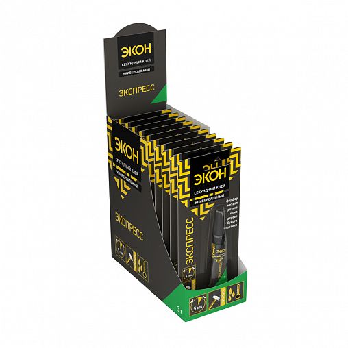 Клей секундный Экон Экспресс, 3 г в шоубоксе фото