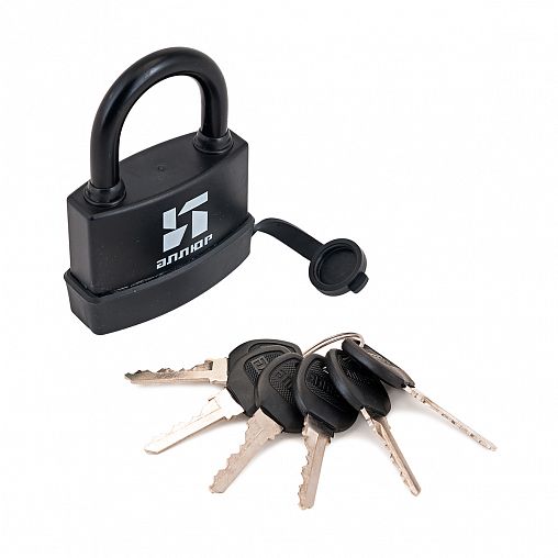 Замок навесной всепогодный Аллюр ВС1Ч-377П, d 11 мм, 6 ключей фото