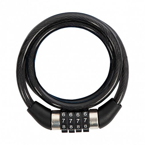 Замок велосипедный кодовый Park, 8 x 1200 мм фото