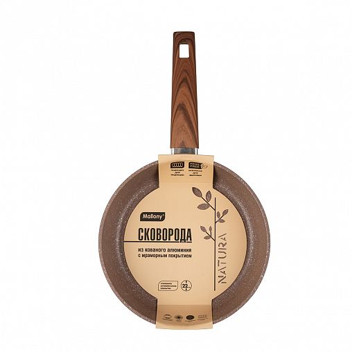 Сковорода Mallony Natura, с антипригарным покрытием, 22 см фото
