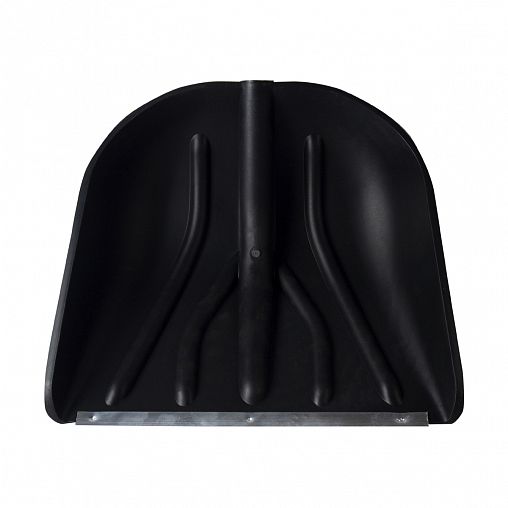 Лопата для уборки снега Шабашка, без черенка, с алюминиевой планкой, 420 x 410 мм фото