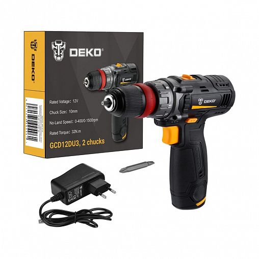 Шуруповерт Deko 20 V, Deko Cordless Electric Drill