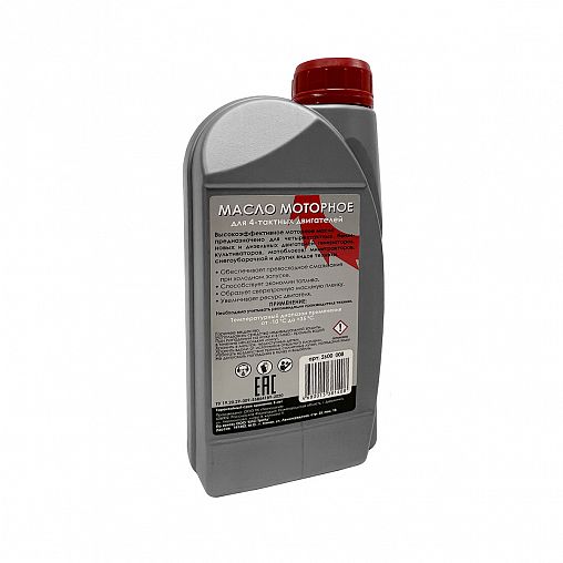 Масло моторное минеральное Интерскол 4T, 1 л фото