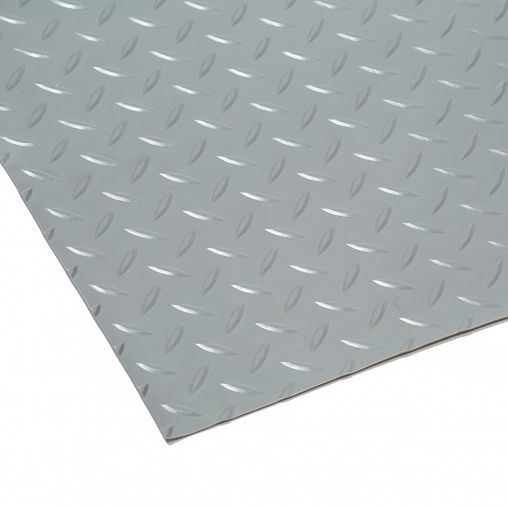 Коврик-дорожка SunStep Рифленый, ПВХ, 0,9 x 12 м, серый фото