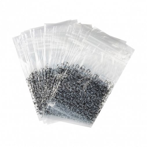 Пакеты с зип-замком Рыжий кот, с рисунком, 10 x 17 см, 50 шт фото