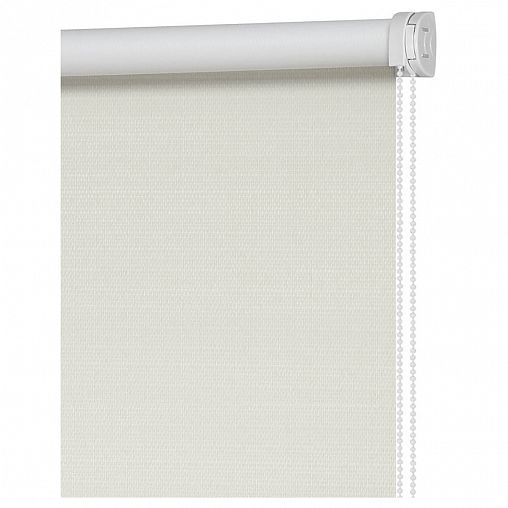 Рулонная штора Decofest Шалюр Молочный, блэкаут, миниролл, 50 x 160 см фото