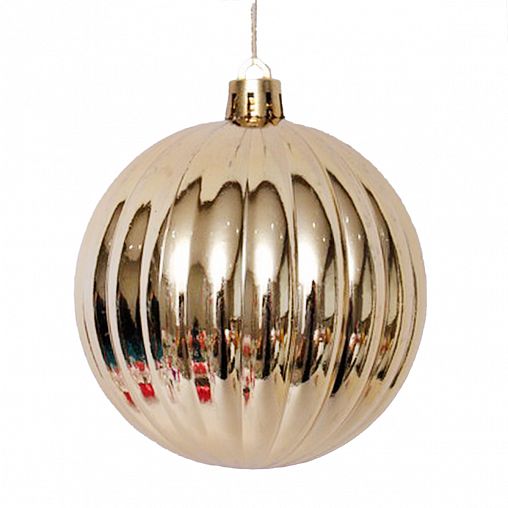 Елочный шар, d 7 см, золото фото