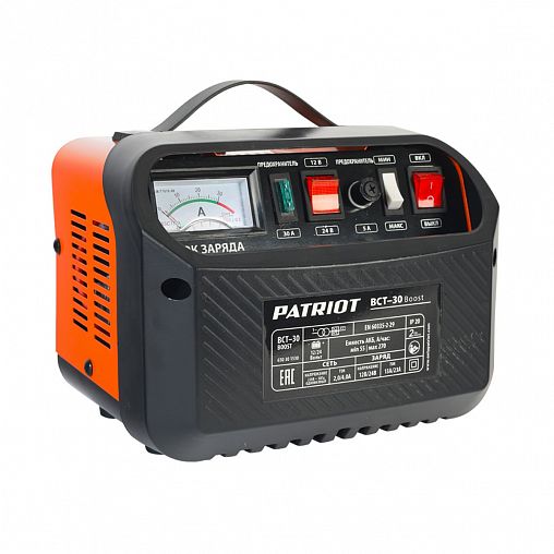 Заряднопредпусковое устройство Patriot BCT-30 Boost, 12/24 В, 55-270 Ач фото