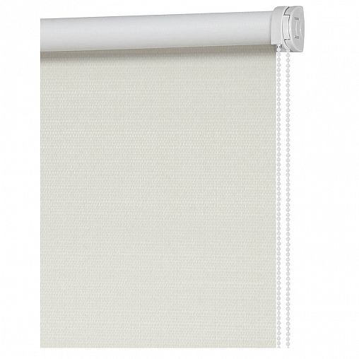 Рулонная штора Decofest Шалюр Молочный, блэкаут, миниролл, 120 x 160 см фото