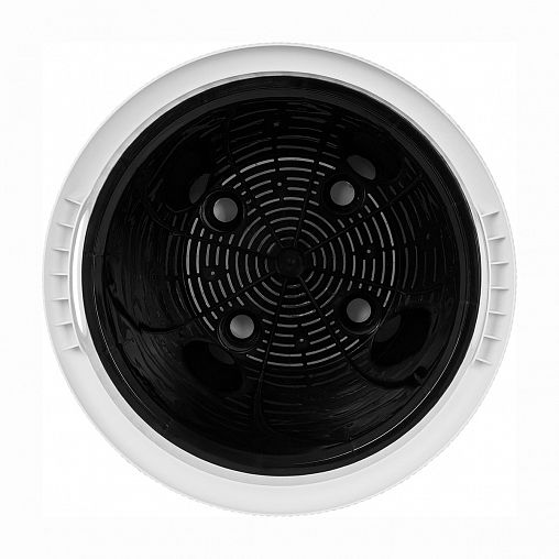 Кашпо напольное InGreen Rattan, с внутренним горшком, 50 л, белоснежный жасмин фото