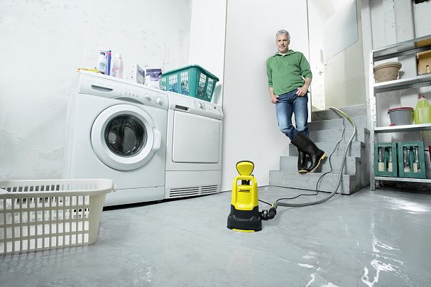 Насос дренажный для чистой Karcher SP 2 Flat, 250 Вт, 6000 л/ч фото