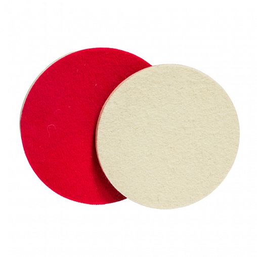 Полировальный круг на липучке Кедр, натуральный мех, 115 x 7 мм фото