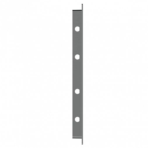 Люк-дверца ревизионная Evecs L3030N gray, нажимная, с фланцем 300 x 300 мм, 327 x 327 мм фото