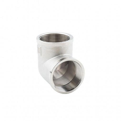 Уголок латунный никелированный Alato внутренняя-внутренняя резьба 1 1/2" фото