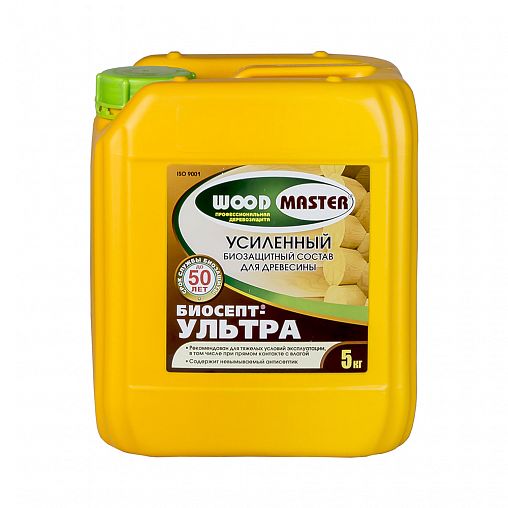 Антисептик для дерева Woodmaster Биосепт-ультра, 5 кг фото Антисептик для дерева Woodmaster Биосепт-ультра, 5 кг фото