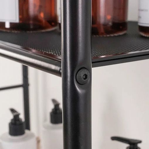 Стеллаж ЗМИ Валенсия 25, 5 полок, 65,5 x 30 x 155,5 см, черный фото